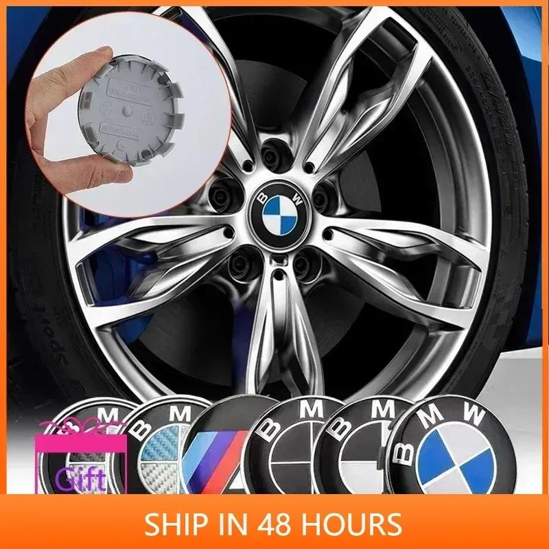 -56/68 мм Автомобильные колпаки для BMW 3 5 7 Серии M M3 M5 M6 F01 F20 F10 X5 E36 Декоративные аксессуары для центральных колпаков колес автомобиля