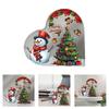 1pc Christmas Decorations Cute Heart Shaped Christmas Dining Table, Office, Counter, Desk, Shelf - Home Decorations Xmas Gift