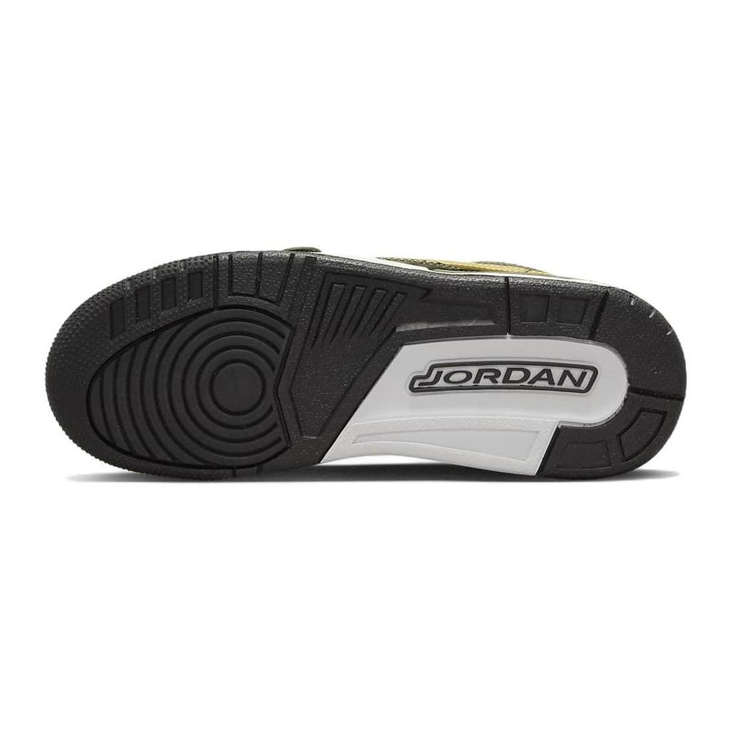 Кроссовки Air Jordan Legacy 312 Low GS Черный/Металлический Золотой Детские Белый CD9054-071