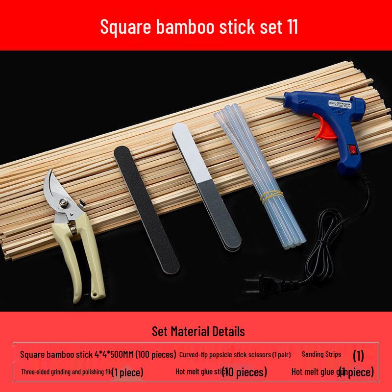 DIY Bamboo Architectural Model Rods