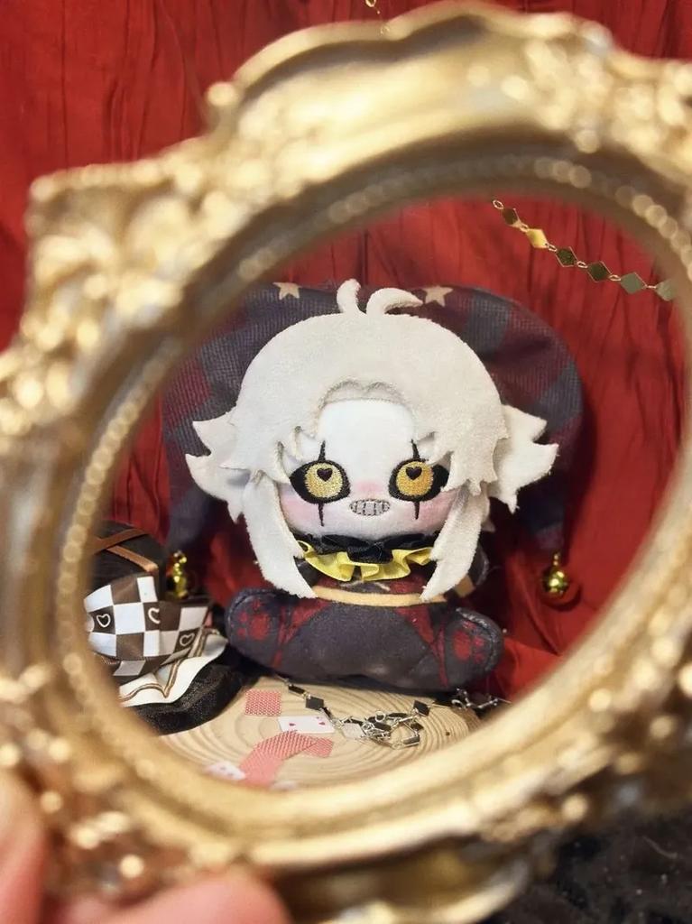 New In Stock 10Cm Pierrot The Freak Circus Freaks Plush Doll Cute Anime Peripherals Toy Birthday Christmas Gift