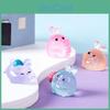 Cute Glowing Fat Bunny Resin Figurines Miniature Desk And Car Decor