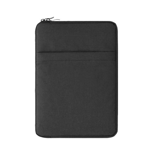 Rutom MacBook Samsung LG Gram Laptop Pouch Bag Canvas Single Pocket, Black