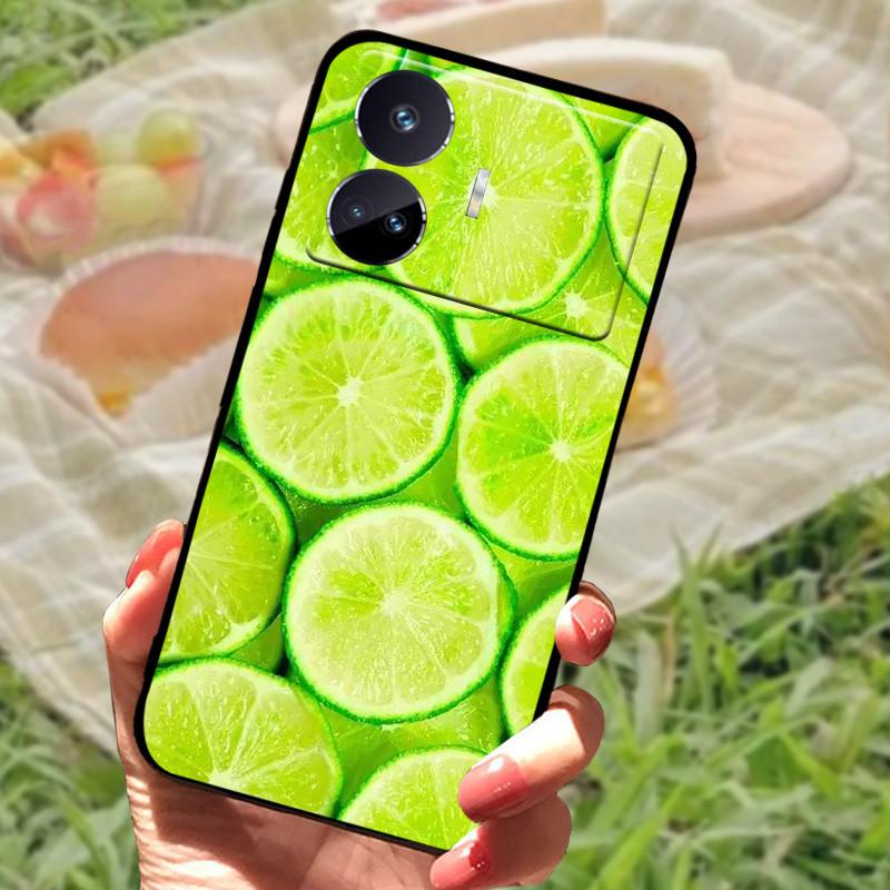 Чехол для Realme GT Neo 5 SE Популярный рисунок Черный силиконовый Мягкая задняя крышка Чехол для Realme GT Neo 5 SE 5SE Чехол для телефона Funda