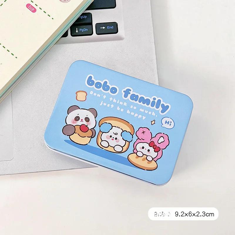 Мультяшная жестяная коробка, милая жестяная коробка для конфет, ювелирных изделий, подарочная коробка для хранения, креативная подарочная коробка, коробка для конфет