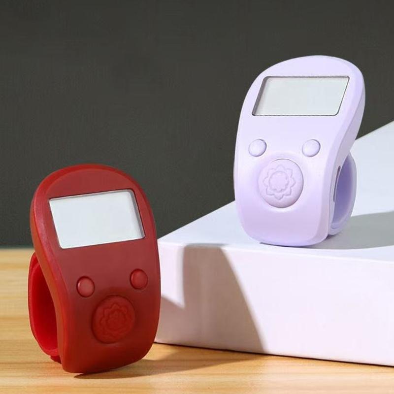 Пластиковый маркер ряда, счетчик пальцев, электронный цифровой счетчик для шитья, вязания, ткачества