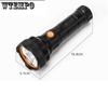 Cross Border LED Strong Light Flashlight USB Charging Outdoor Emergency Flashlight