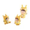 Resin Dragon Baby Ornament Auspicious Dragon Statue Cute Dragon Figurine  Children