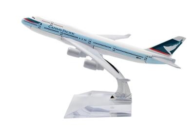 TANG DYNASTY 16 см Cathay Pacific Airways Boeing B747 сплав самолет модель игрушка 1/400