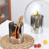 Stable Spatula Holder Easy To Clean Pot Lid Storage Rack Multifunctional Soup Spoon Rack  Cooking