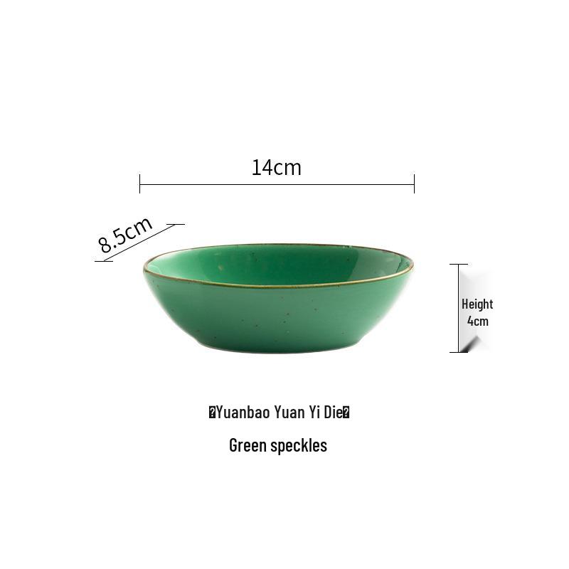 Japanese Ceramic Dipping Sauce Dish for Seasoning, Vinegar, or Soy Sauce - Small, Elegant, Versatile Dish for Hot Pot Buffets