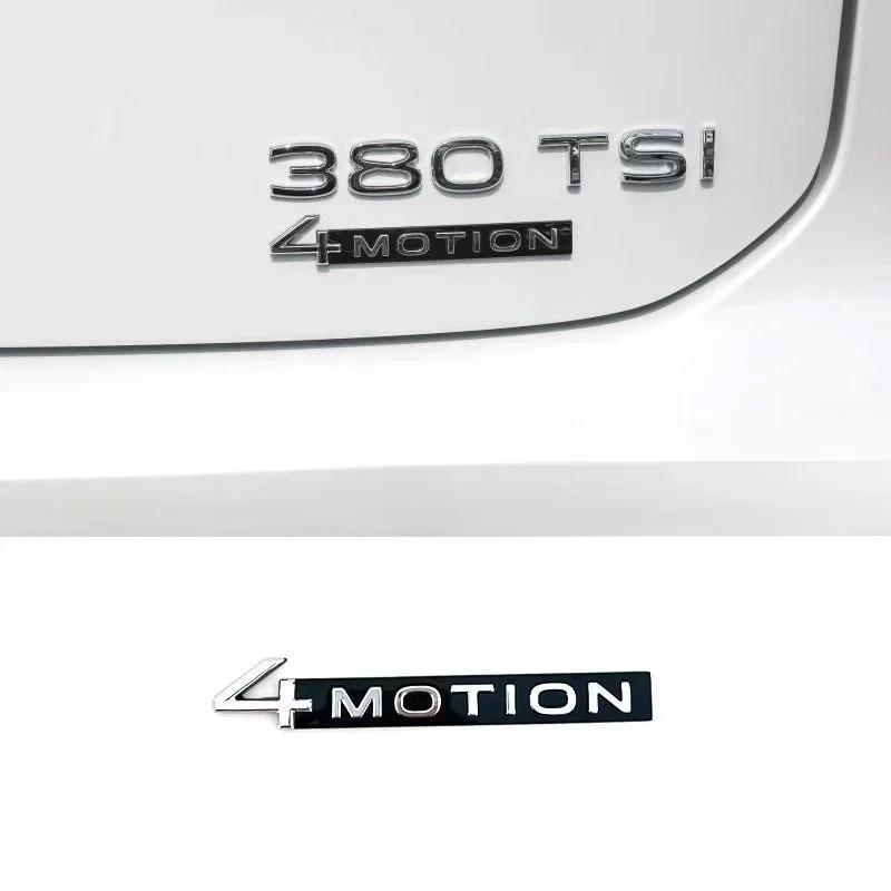 OBTLU1 Glossy Black AWD Rear Trunk Emblem Badge for VW Tiguan Touareg Golf Passat, OE Style Decorative Sticker Cover