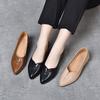 Pointed Flat Shoes for Women's Spring New Models Are Simple and Generous, Low Heels and Shallow Mouths, Small Single Shoes, One Pedal for Women