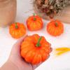 5PCS Foam Artificial Pumpkin Mini Size Halloween Decorate Pumpkins  Household Decoration