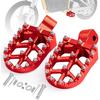 Подножки для питбайка Подножки Подножки Подножка Педаль CNC для MX 650 500 MX650 MX500 SX500 MX350 Электрический питбайк Красный