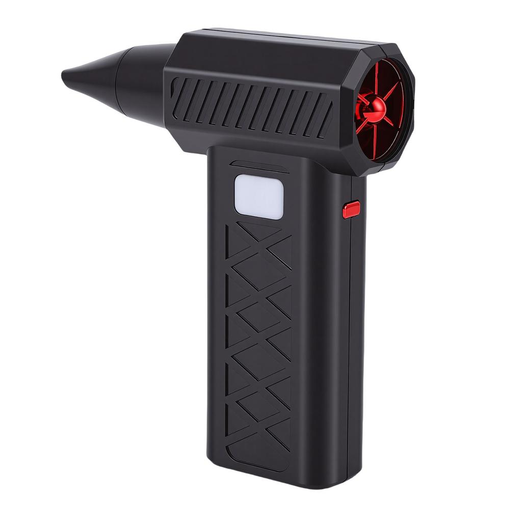 Duster LED Digital Display High Power High Speed Portable Electric Blower Duster with Emergency Light for Outdoor Travel