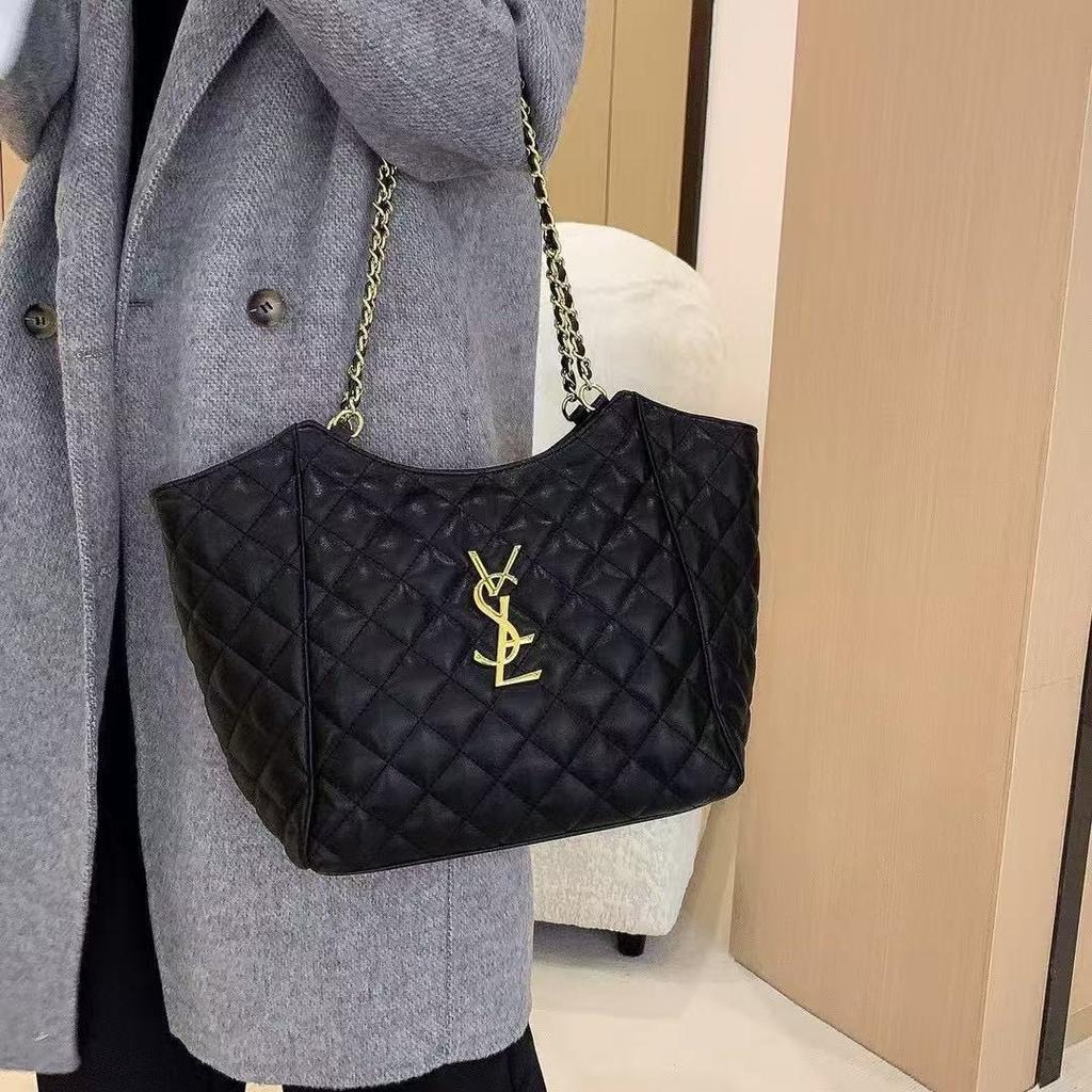 Модная сумка-тоут Lingge большого объема для женщин, новая модная и высококачественная сумка через плечо из натуральной кожи