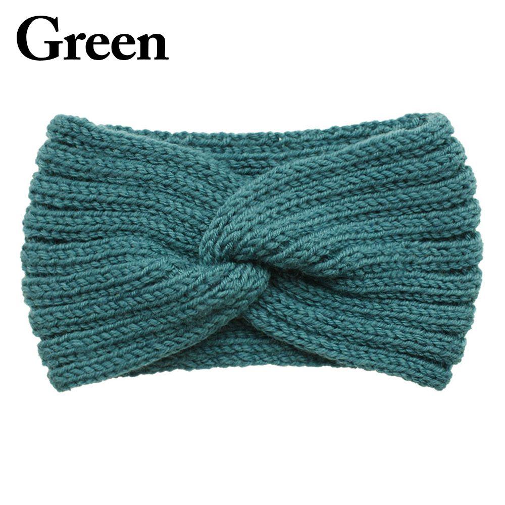 Повязка на голову осень-зима вязаная повязка на голову крест-накрест повязка на голову утеплитель для ушей повязка на голову аксессуары для волос