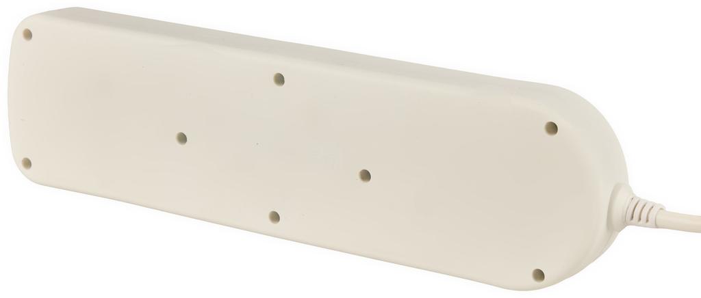 Extension cord 1.5m 5 sockets WHITE KD4000