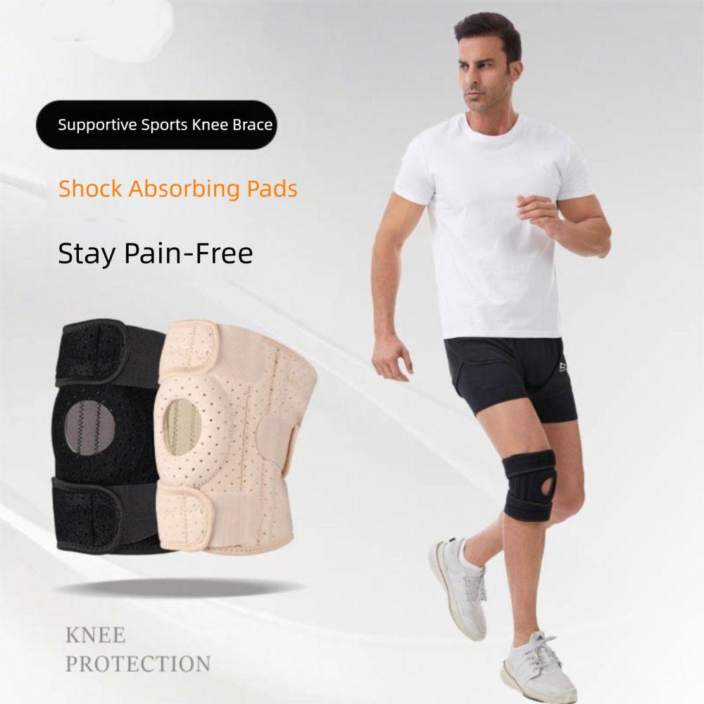 Breathable Knee Support Brace Leg Brace Protector Kneepad Patella Sports Gear Knee Pad  For Running