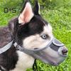 Dog Muzzle for Large Medium Small Dogs Mesh Muzzle with Front Opening Design Breathable Dog Muzzle with Adjustable Strap for Preventing Biting