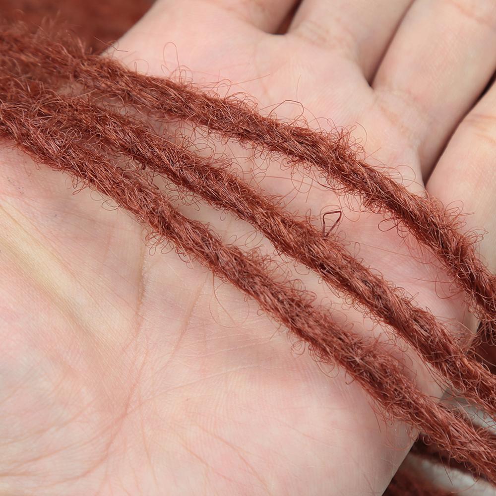 Синтетические Дреды-наращивание 24 дюйма Dreads Locs Crochet Hair для Женщин 20 Прядей Ручная Работа Мягкие Дреды Косы Double Ended