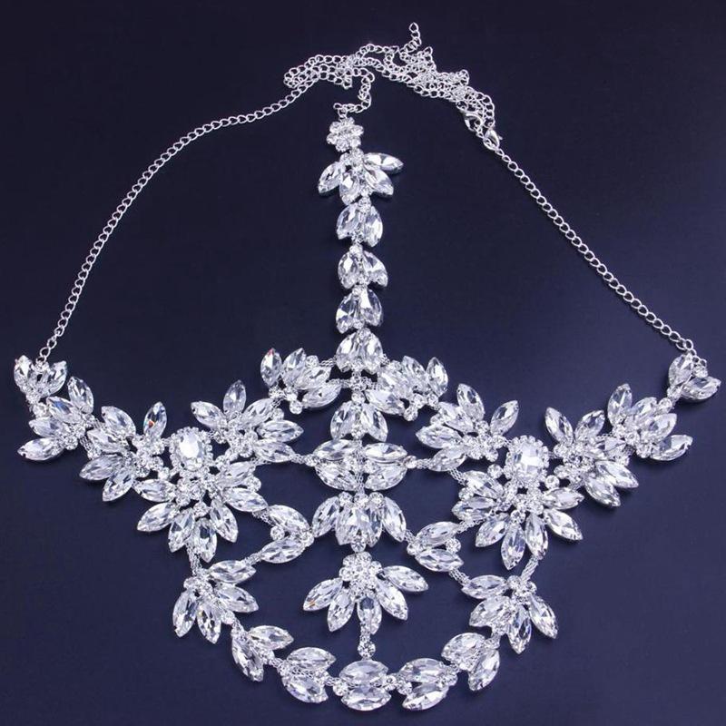 Shiny Body Chain Set – Crystal Party Decoration for Couples, Summer Beach Body Jewelry