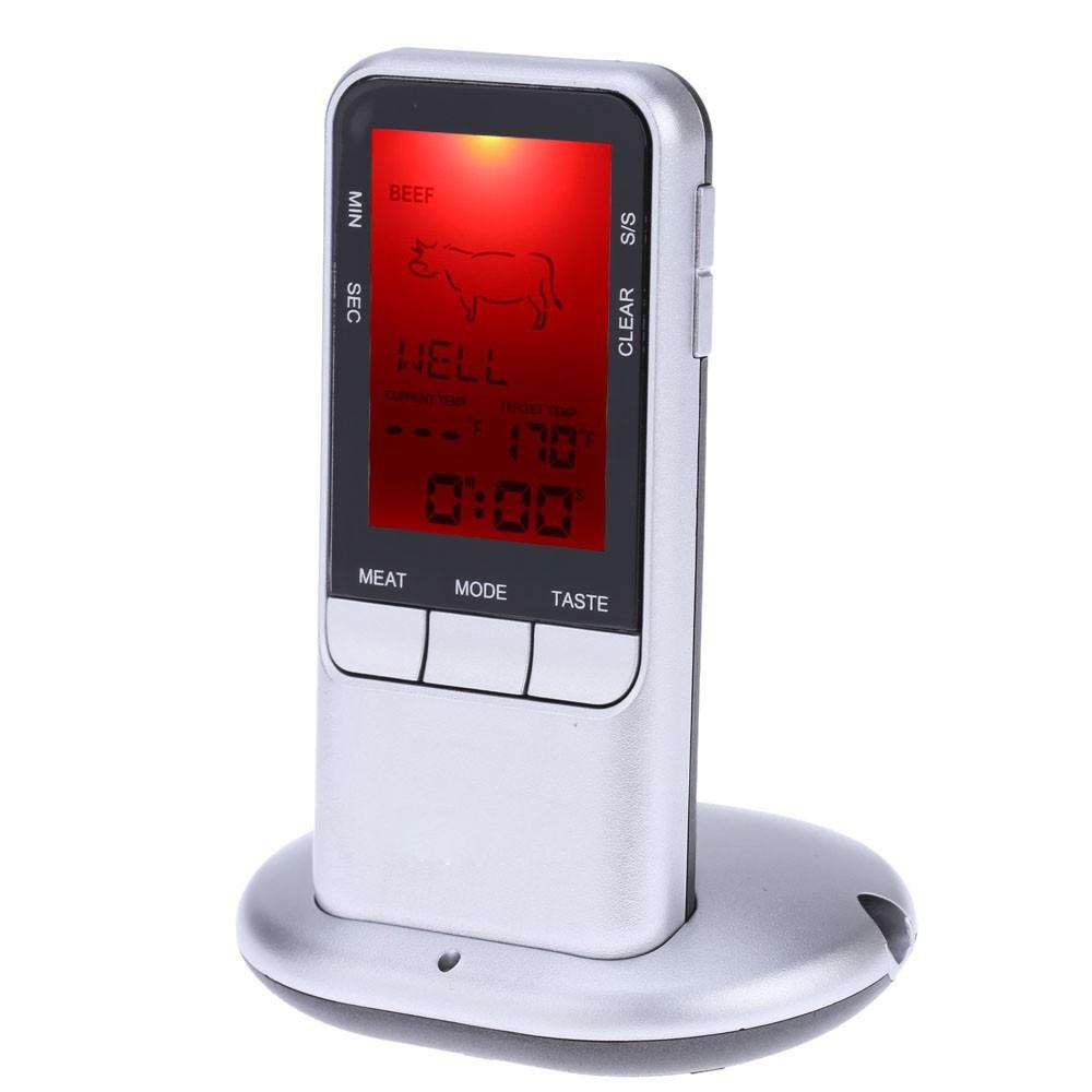 Цифровой ЖК-пульт дистанционного беспроводного барбекю, мяса, еды, приготовления пищи, термометр, кухонное использование