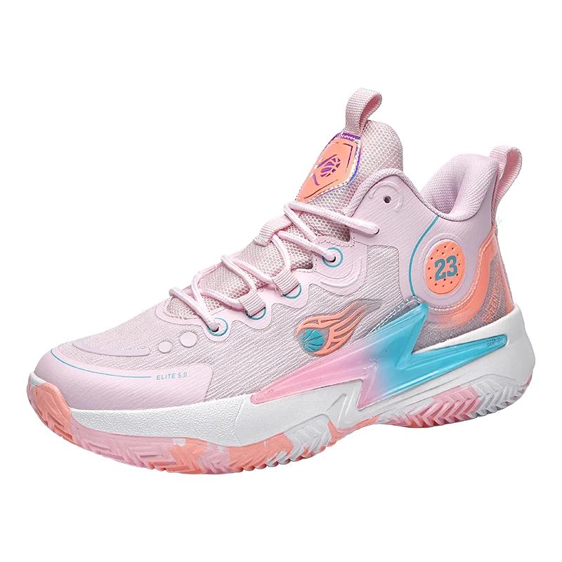 Durable James Rubber Soled Basketball Footwear Breathable and Comfortable Sneakers Men's Low Help Basketball Training Boots