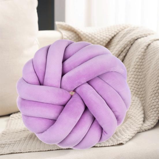 Круглый шар с узлом, дышащий домашний декор, гибкая шикарная подушка, шар, круглые подушки ручной работы, поставка дивана