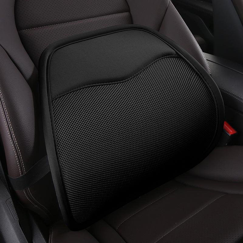 Дышащая летняя сетчатая поясничная подушка-поддержка для автомобиля и офиса