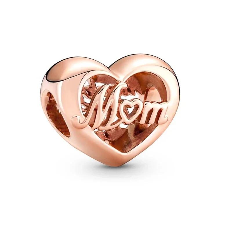 Новые бусины «Любовь, папа, бабушка, мама, сестра, лучшие друзья», подходят для браслета и браслета «сделай сам», для женщин, изготовление ювелирных изделий, Прямая поставка