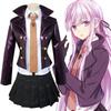 Костюм для косплея Danganronpa Кёко Киригири, комплект платья с потрясающим фиолетовым дизайном