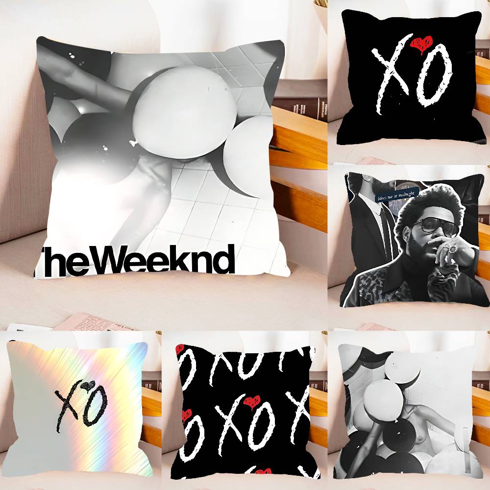 The Weeknd House Of Balloons Чехол Плюшевая Ткань Мягкая Наволочка Двусторонний Принт Чехол на Подушку Домашние Подарки