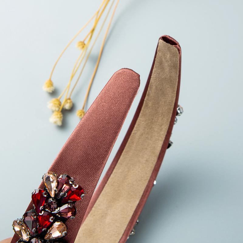 Women Hairband Personality Full Crystal  Gorgeous Baroque Headband Prom Street Pat Hair Ooop