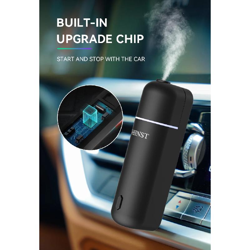 HIINST Car Perfume Vent Clip Battery Operated Scent Diffuser Cordless Design with Six Scent Small Portable Gifts for Him/Her