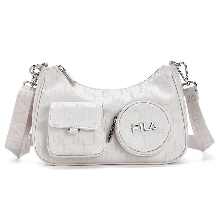 New FILA Fabric Shoulder Bag Regular Women's Heron White F13W328165F-WT