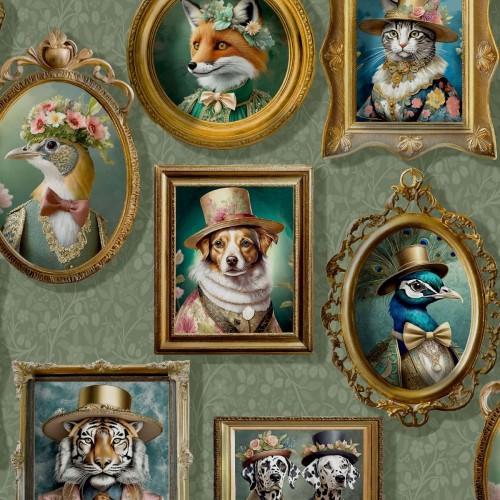 Holden Décor Regal Beasts Wallpaper