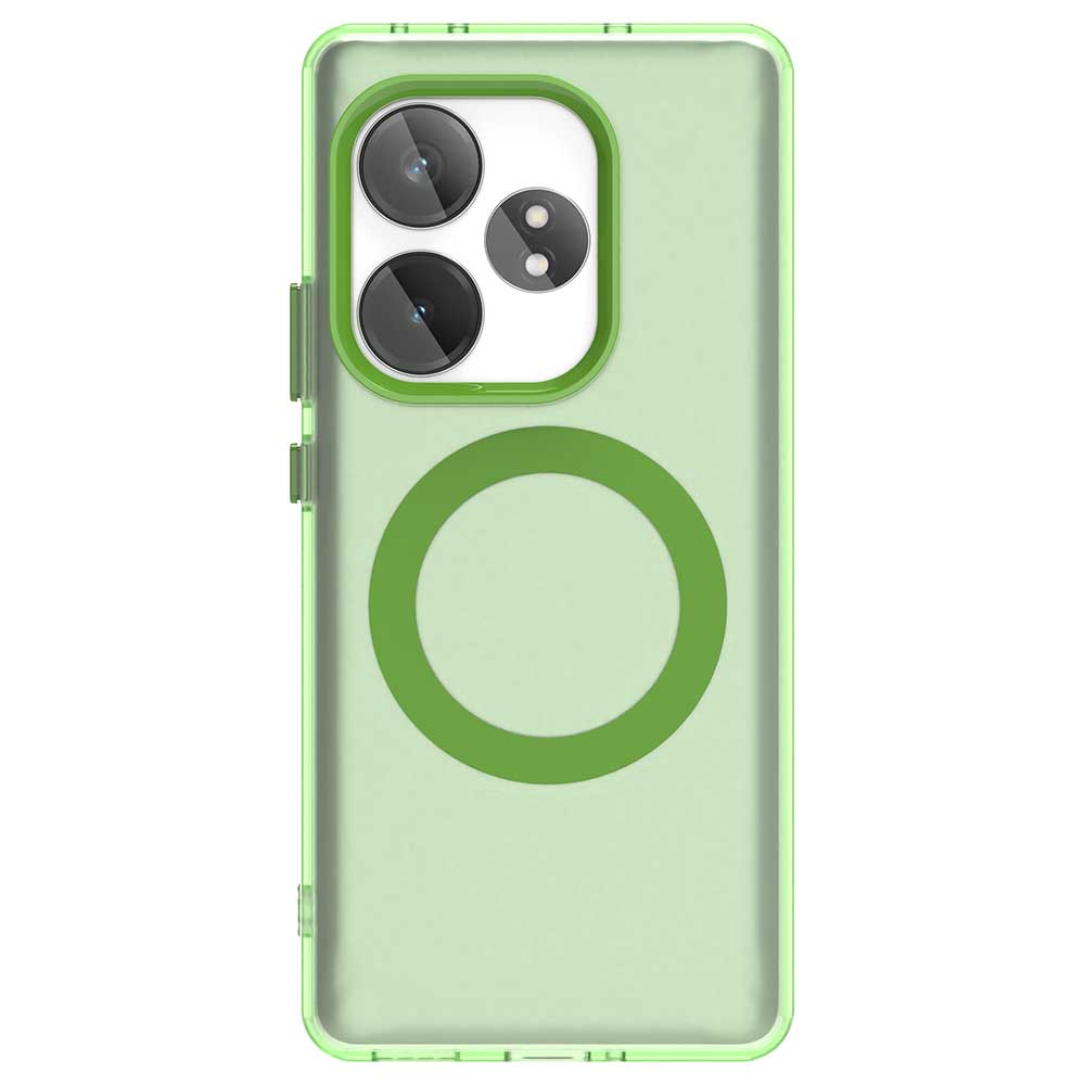 Magsafe Matte Phone Case For Realme GT6 (Global) Magnetic Wireless Charging For Realme GT 6T Neo6 Neo6 SE Shockproof Back Cover