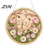DIY Rhinestone Ornament Christmas Painting Suncatcher Kit, Faux Pearl Art Sparkling Kit Crafts for Adults Beginner, Acrylic Xmas Set