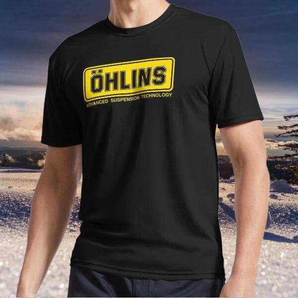 New item Ohlins Shock Logo Pocket Active Logo TEE T-Shirt Funny Size S to 5XL