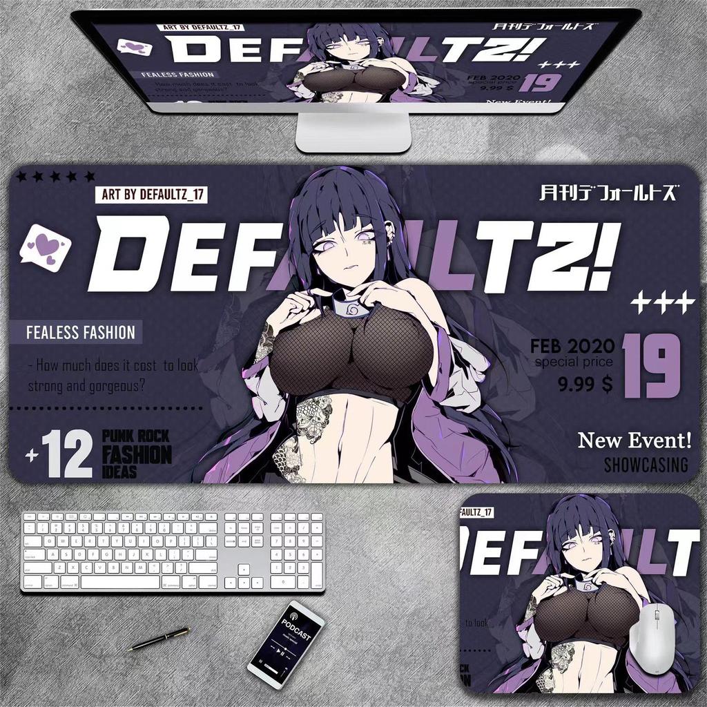 Коврик для клавиатуры и мыши в стиле аниме для девочек, подходящий для киберспорта, офиса и настольного использования.