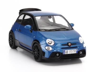 Мини-автомобиль FIAT 500 ABARTH SOLIDO FIAT NUOVA 500 ABARTH 695 FIAT 2022 СИНИЙ ЧЕРНЫЙ 1811303 1/18 1/18 (ДАНЬ 131) [Элемент]