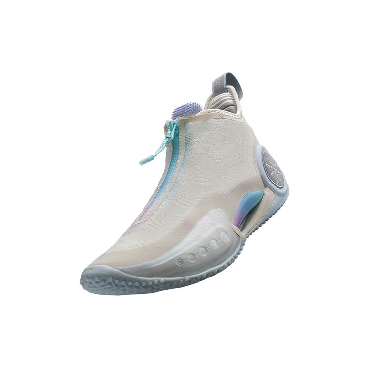 Li-Ning Мужские кроссовки Way of Wade 9 Cotton Candy белые жемчужно-белые ABAR119-12