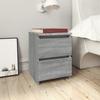 Nightstand Gray Sonoma 30*30*40 cm Particleboard