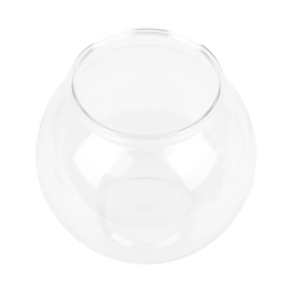 Сверхпрочный пластиковый круглый аквариум в стиле чаши, ударопрочный многоцелевой небольшой круглый аквариум для стола