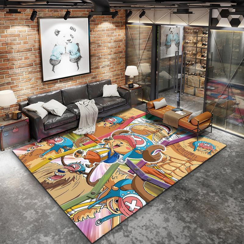One Piece Tony Tony Chopper Carpet Rug For Living Room Bedroom Home Sofa Decoration,kids Play Nonslip Floor Mat