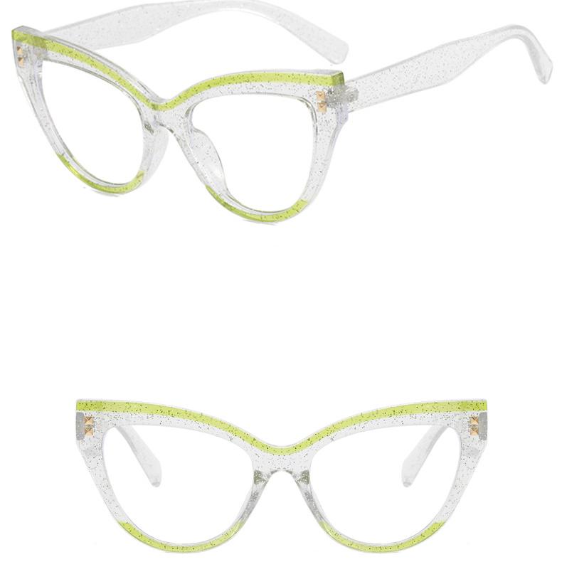 Заклепочная черно-белая цветовая гамма для новых оправ для очков, модная и маленькая по внешнему виду