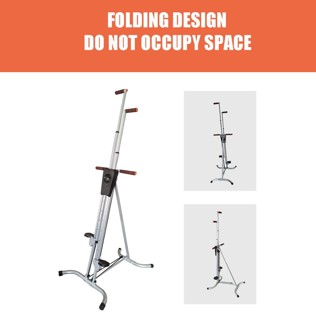 Вертикальный альпинист, 331 фунт, складной тренажер для подъема по лестнице, кардио для домашних тренировок, степпер для фитнеса, вертикальный альпинист