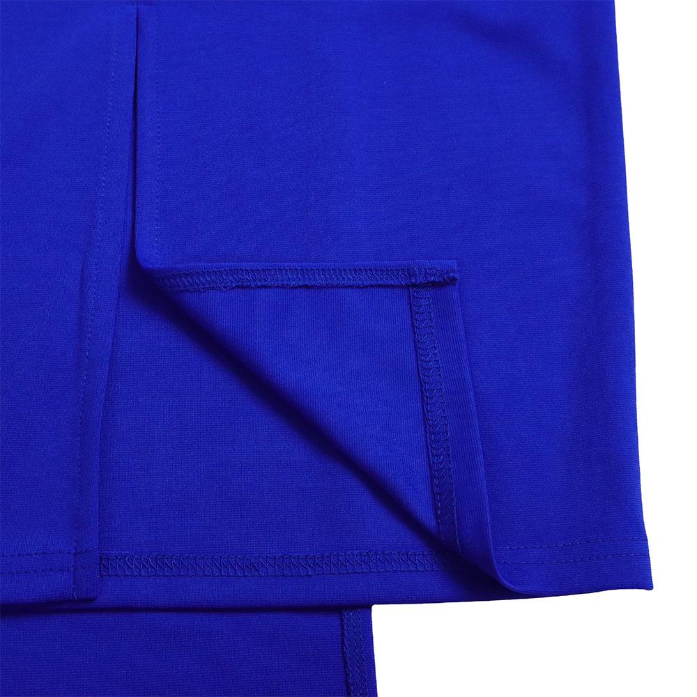 Женское деловое платье большого размера с круглым воротником и средними рукавами, элегантное цельное однотонное платье-футляр